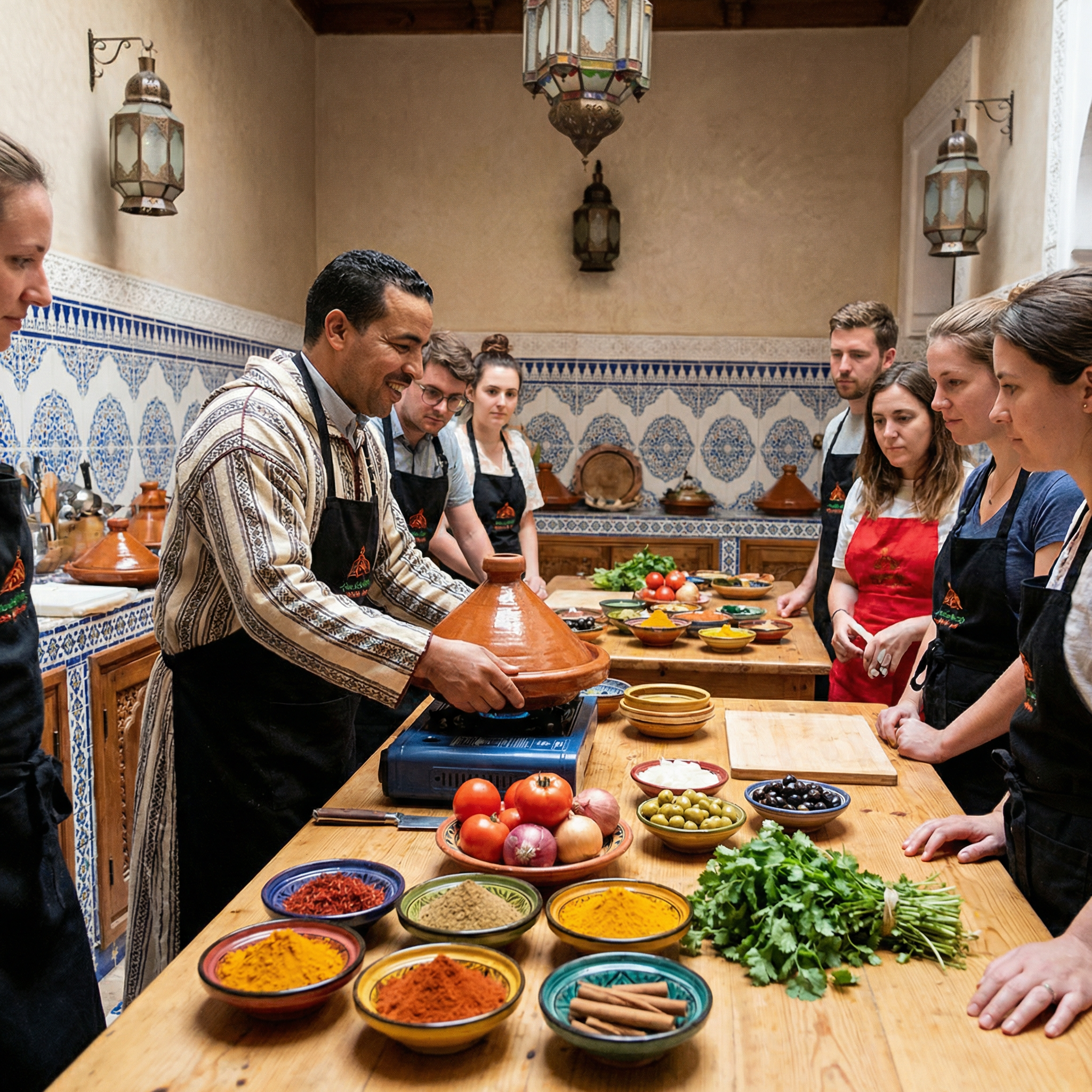 Moroccan cooking class